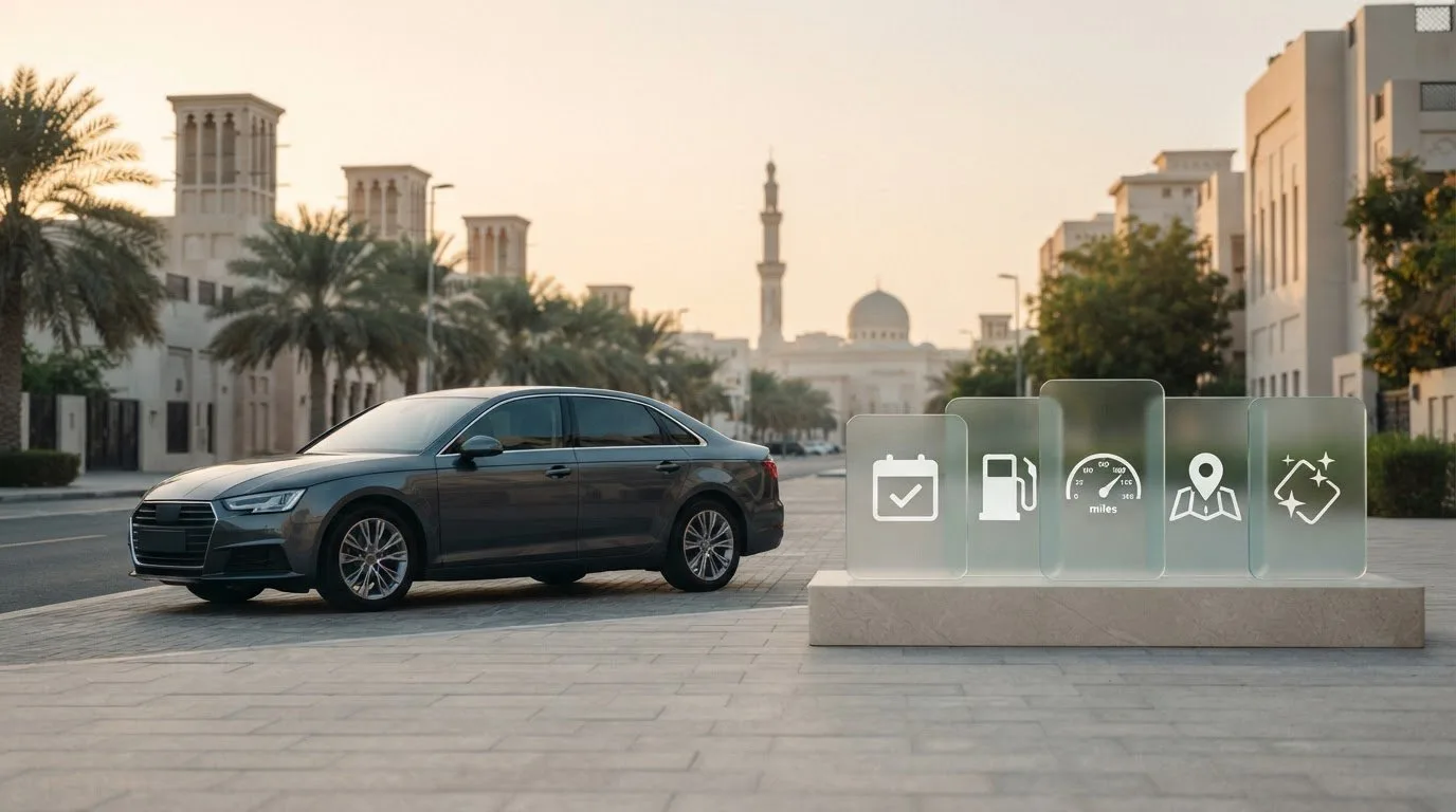 Transparent car rental pricing in Sharjah